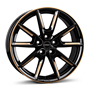 Borbet LX18 Black Glossy Gold Spoke Rim